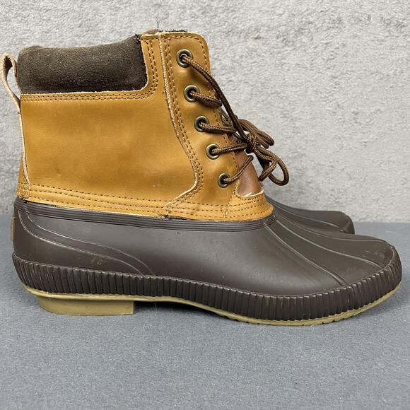 Tommy Hilfiger Boots Mens Size 10 Brown Charlie Duck Boots Lace Up TMCHARLIE-R main image 4